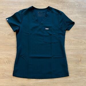 Women's Caribbean Blue V-Neck Top